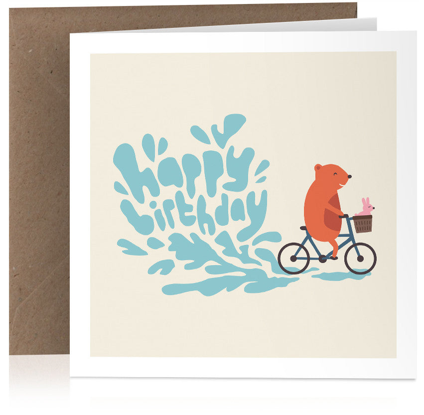 Birthday bike splash x 6
