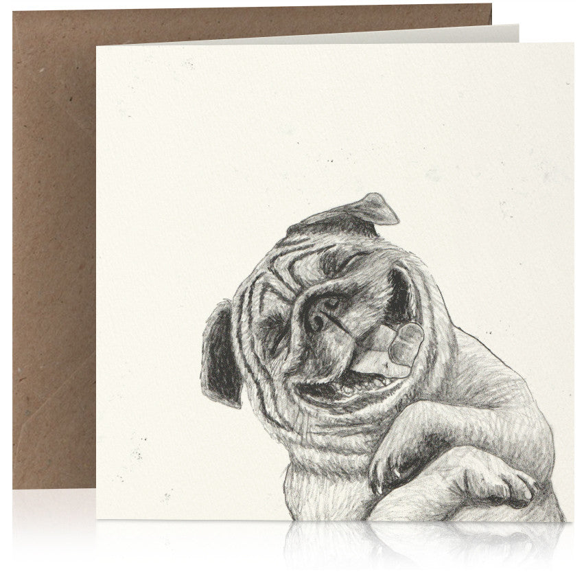 Laughing pug x 6