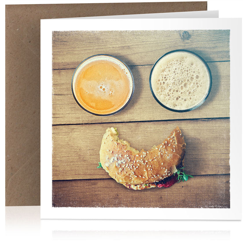 Beers and burger x 6