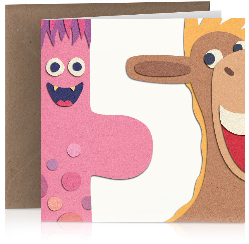 Monster and horse (five) x 6