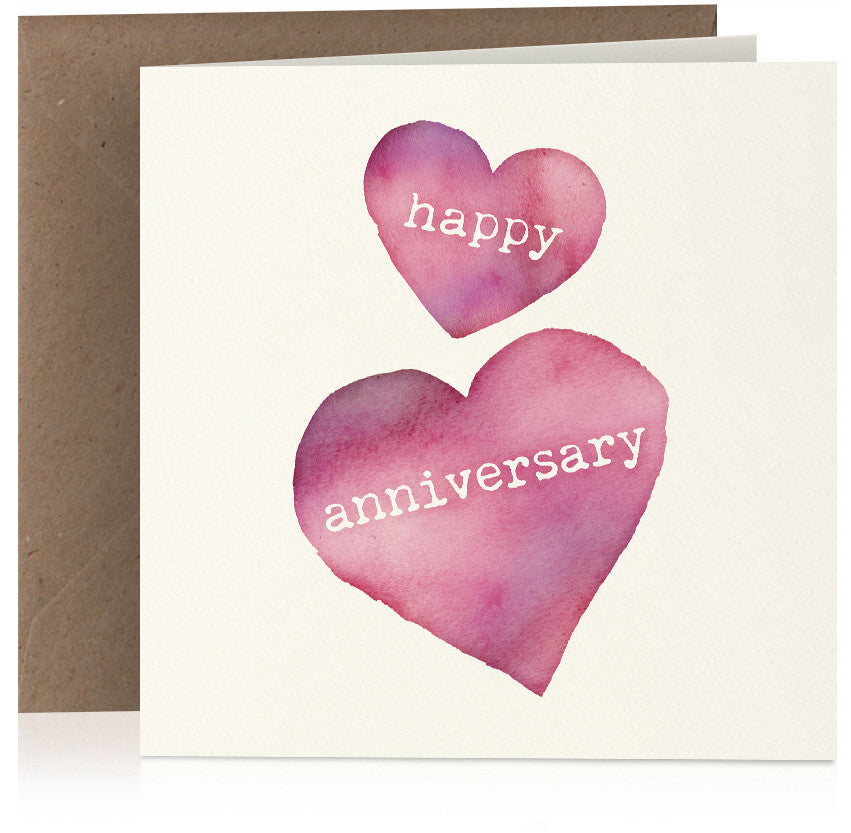 Anniversary hearts x 6