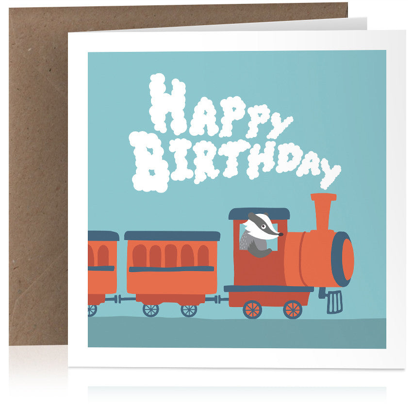 Birthday steam train x 6