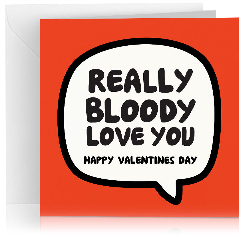 Bloody love you (Valentines) x 6
