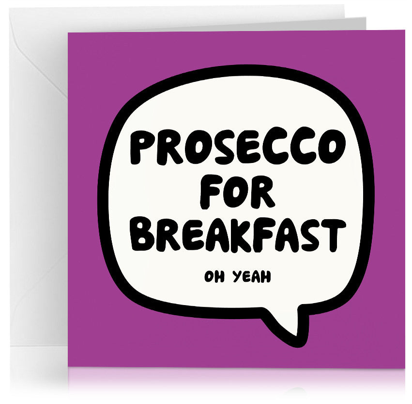 Prosecco for breakfast x 6