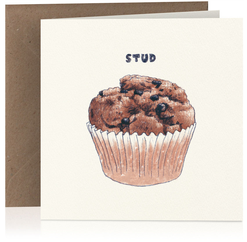 Stud muffin card suitable for birthday, anniversary and Valentines