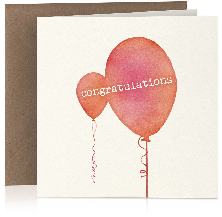 Congratulations balloons x 6